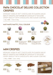 Crispy Chocs Papa Chocolat - verschillende kleuren