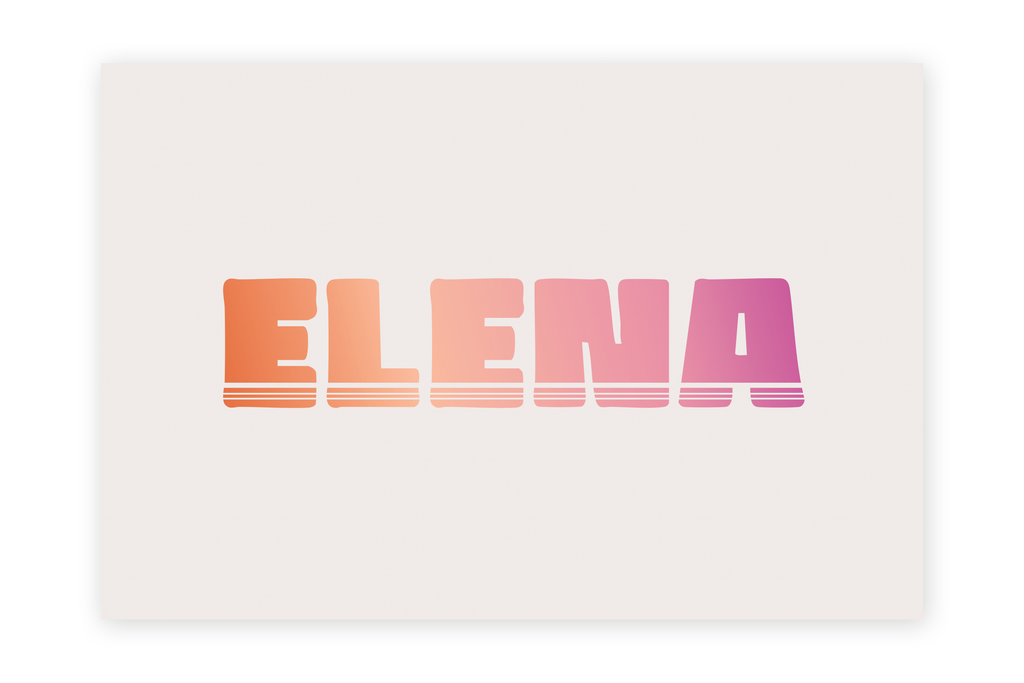 Geboortekaartje Elena - radiant