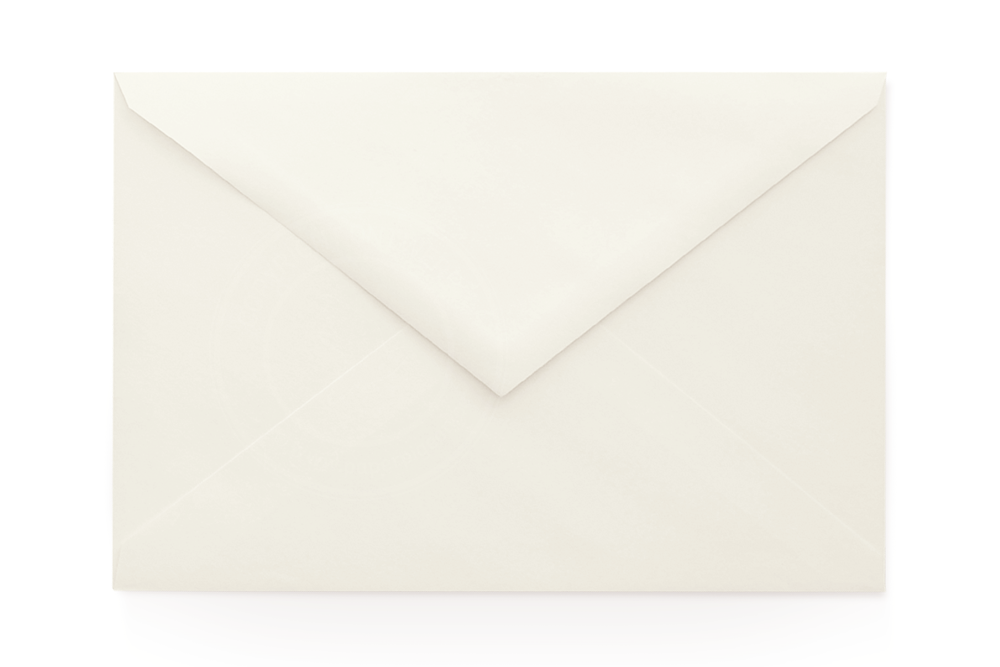 Envelop - gebroken wit 2 - Gmund Cotton