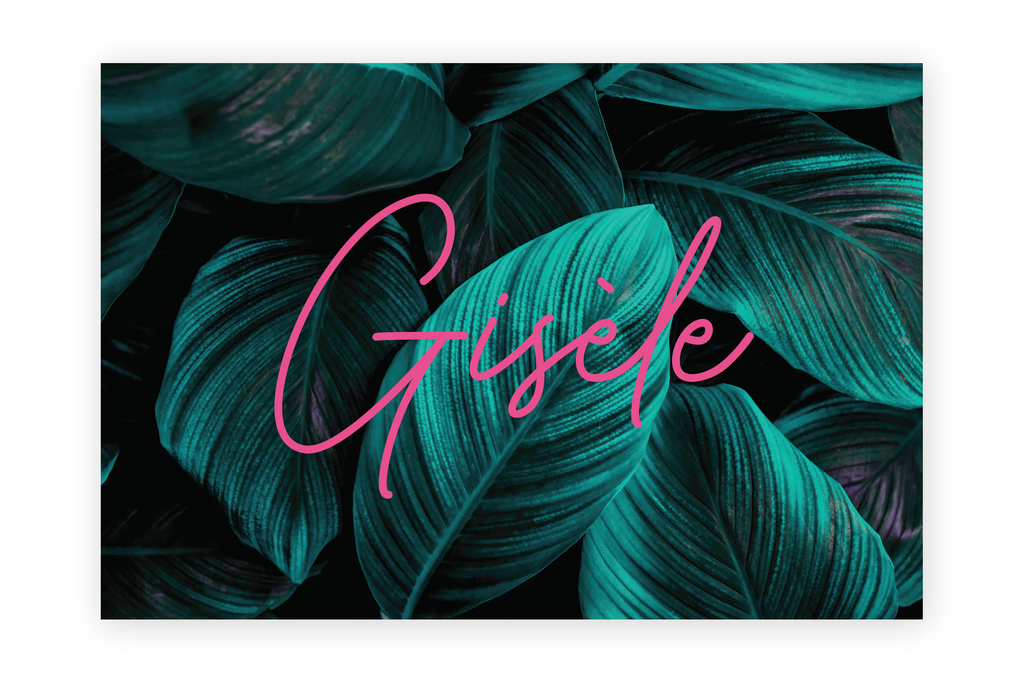 Geboortekaartje Gisèle - jungle