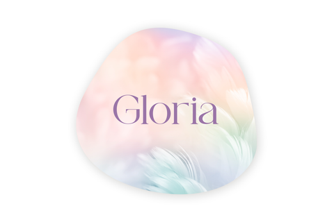 Geboortekaartje Gloria - pluimen