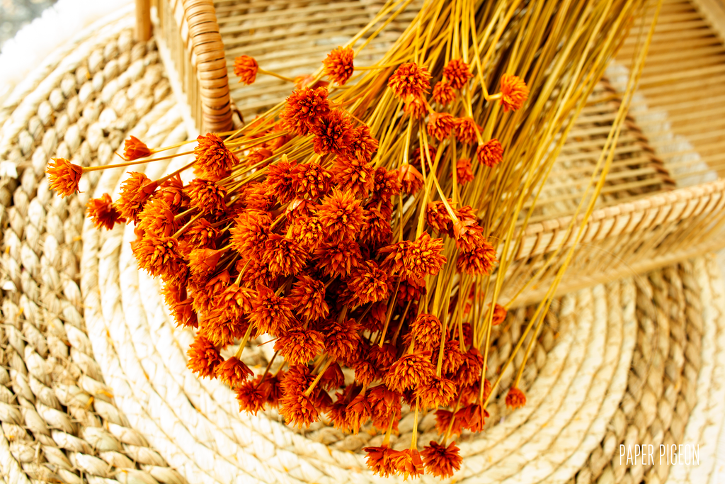 Hill flower oranje - per bundel