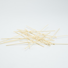 Geurstokjes - naturel hout / zwart - steeds per 30 stokjes