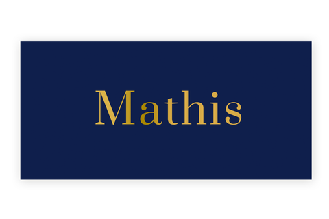 Geboortekaartje Mathis - minimal