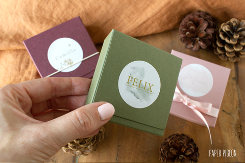 Bonbondoosje vierkant laag