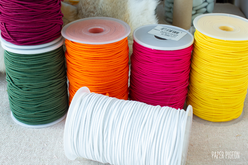 Elastisch koord - verschillende kleuren - 2 mm - per 20 m