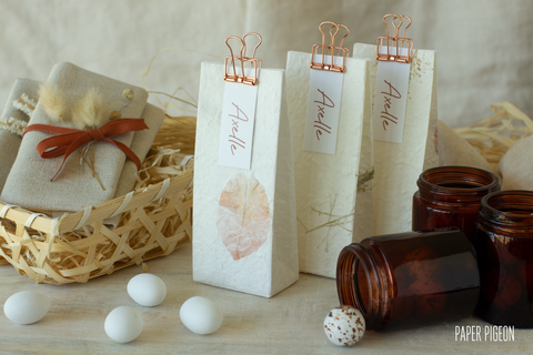 Hoog doosje - handgeschept 'grassen'