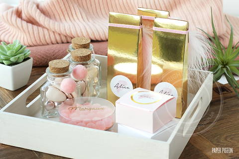 Hoog doosje met flap - verschillende kleuren