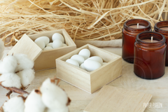 Houten doosje - vierkant