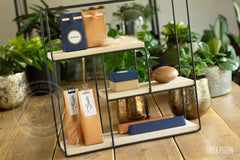 Dooszakje met houten stokje - verschillende kleuren