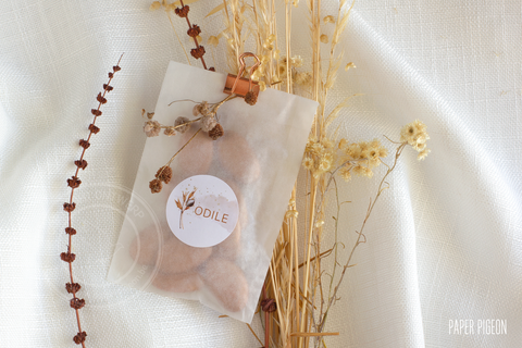 Clipje 'vol' - goud / koper (rosegold)