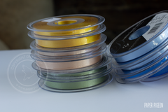 Satijnlint 10 mm - verschillende kleuren - rol van 20 m
