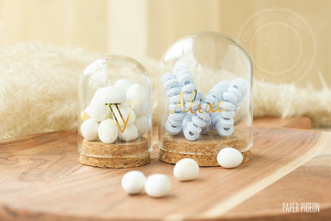 Snoepketting - wit of roos