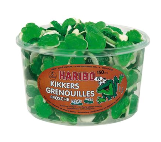 Haribo - groene kikkers