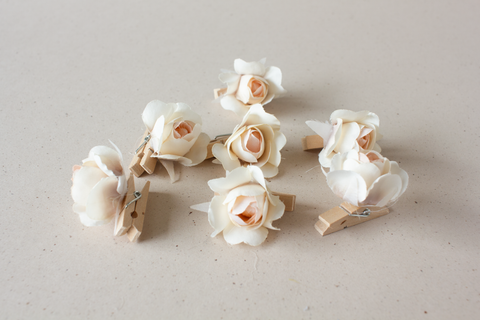 Wasknijper - bloem 'roos'