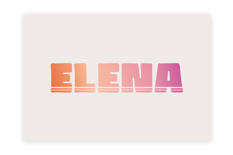 Geboortekaartje Elena - radiant