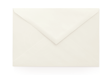 Envelop - gebroken wit 2 - Gmund Cotton