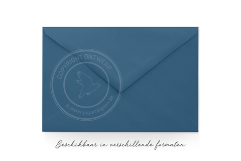 Envelop - indigoblauw