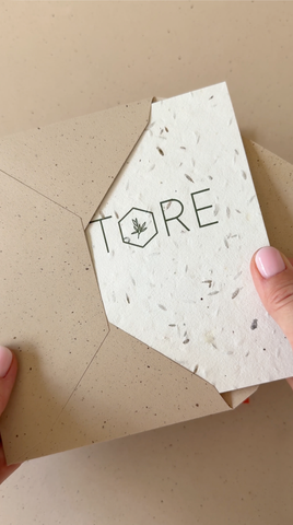 Geboortekaartje Tore - groeipapier