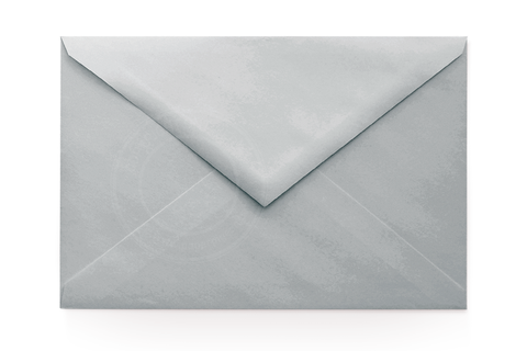 Envelop - zilver (parelmoer)