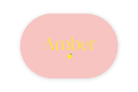 Geboortekaartje Amber - citroentje