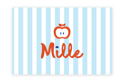 Geboortekaartje Mille - vibrant
