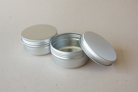 Rond metalen blikje - lot van 14 blikjes