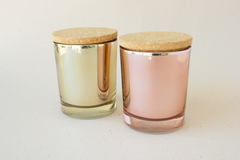 Geurkaars groot - goud of rosegold