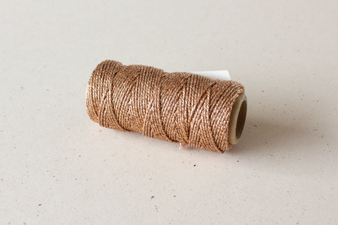 Koord rosegold-koper - 2 mm - rol van 25 m