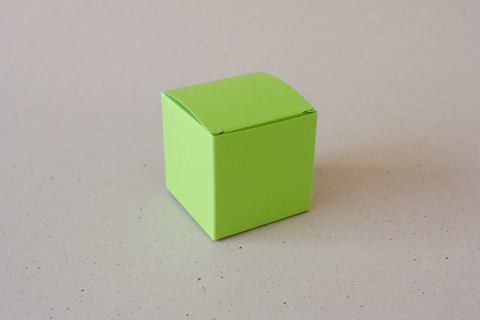 Kubusdoosje - limoengroen