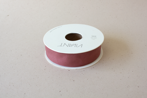 Mat lint 25 mm - dusty mauve - rol van 20 m