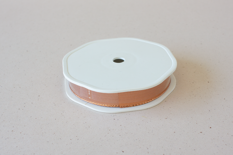 Metallic lint 'koper/rosegold' - 15 mm