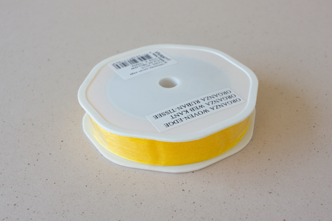 Organza lint - geel