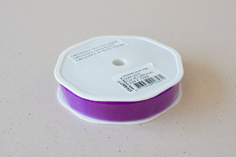 Organza lint - paars