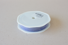 Lint 'ruitje blauw' - 5 mm - rol van 20 m