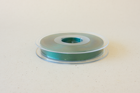 Satijnlint 10 mm - rol van 20 m - cactusgroen
