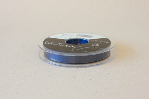 Satijnlint 10 mm - rol van 20 m - marine (donkerblauw)