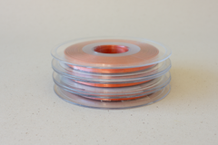 Satijnlint 5 mm - rol van 20 m - terracotta