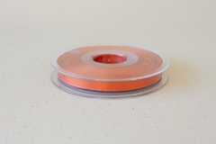 Satijnlint 10 mm - rol van 20 m - terracotta