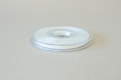 Satijnlint 5 mm - rol van 20 m - wit