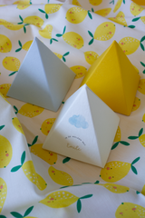 Driehoeksdoosjes (piramide) - verschillende kleuren