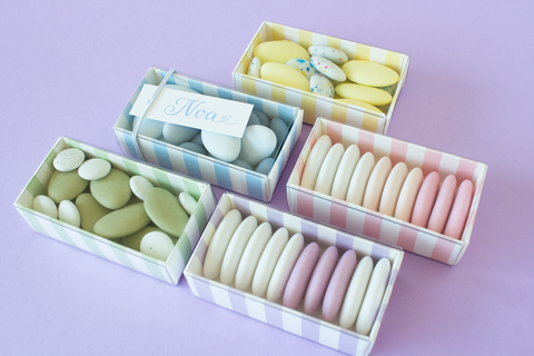 NIEUW - Schuifdoosje rechthoek - streepje