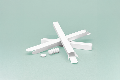 Smarties doosje - wit