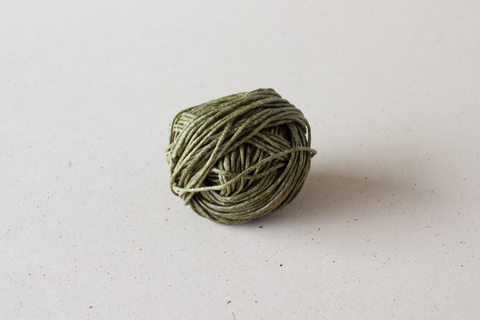 Waxkoord - olijfgroen - 25 meter