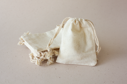 Katoenen doopsuikerzakjes - lot van 53 zakjes