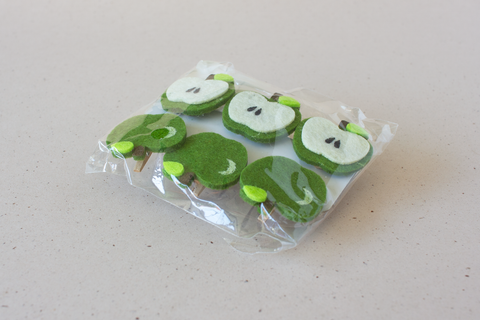 Wasknijpertjes appel - per 6 - groen