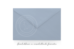 Enveloppen envelop grijsblauw