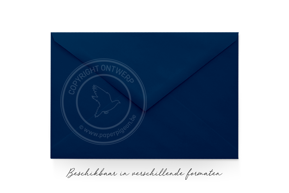Envelop - koningsblauw 2