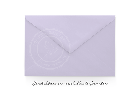 Envelop - lavendel (lichtpaars)