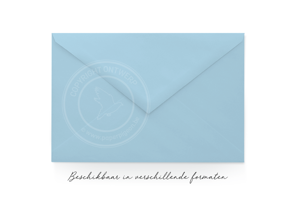 Envelop - lichtblauw 3